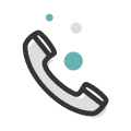 Illustrative icon of a phone