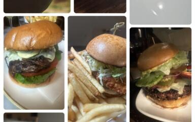Collage of hamburguers
